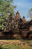 Banteay Srei temple - the 2nd enclosure from the moat